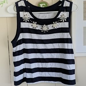 Express embellished crop top